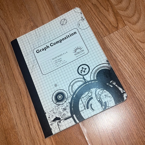 Graph Composition Notebook NWOT - Picture 1 of 9